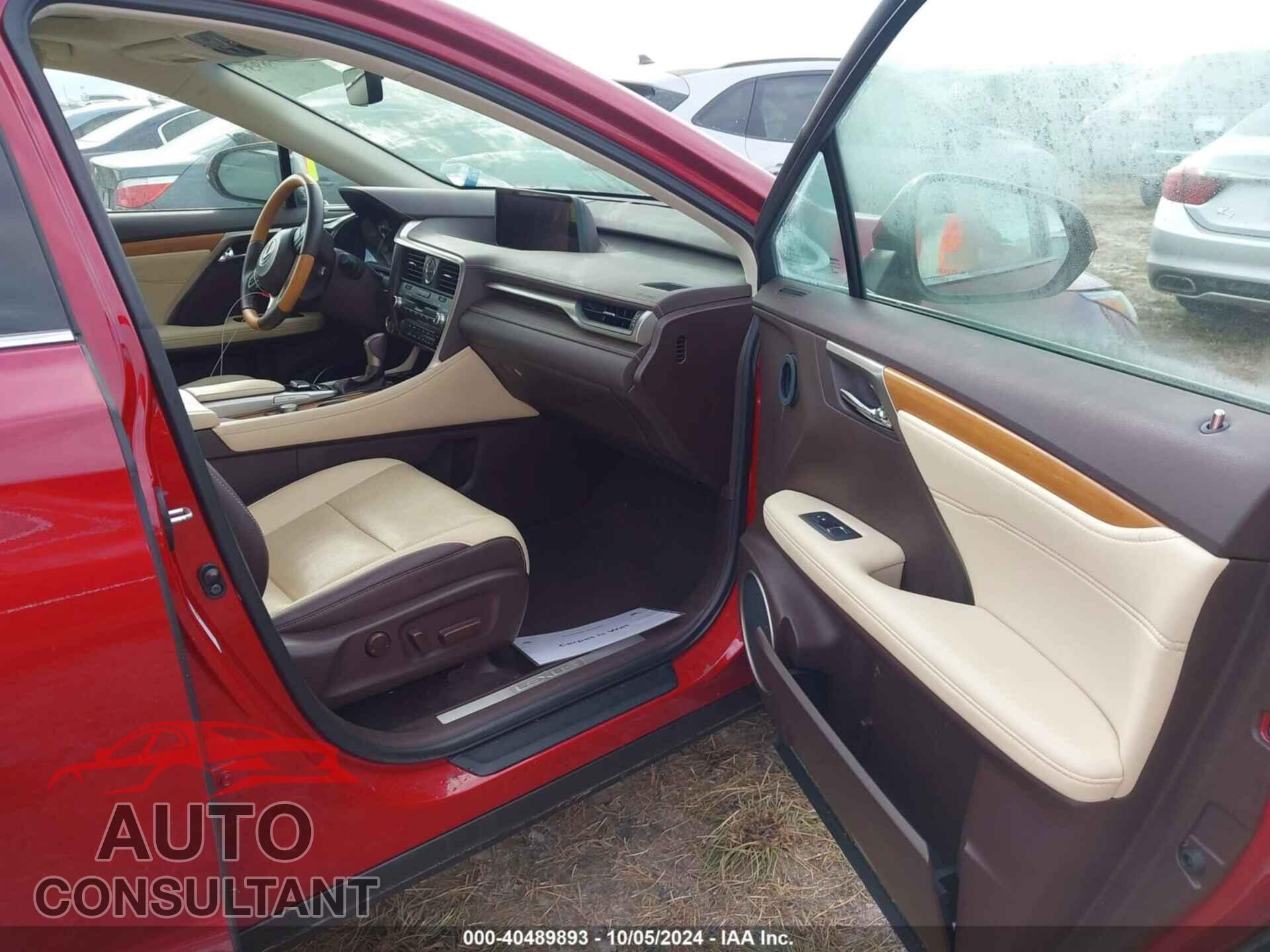 LEXUS RX 2017 - 2T2ZZMCA8HC055754