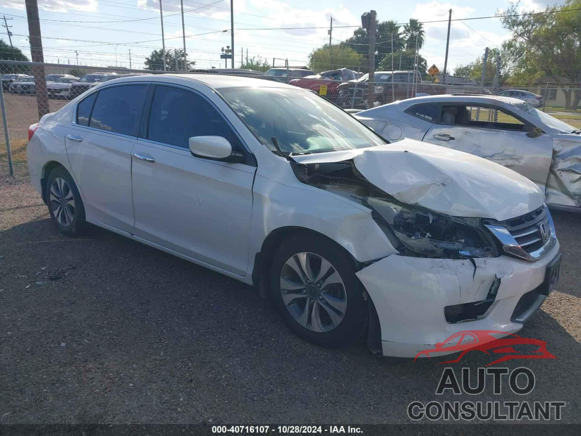 HONDA ACCORD 2013 - 1HGCR2F34DA190970