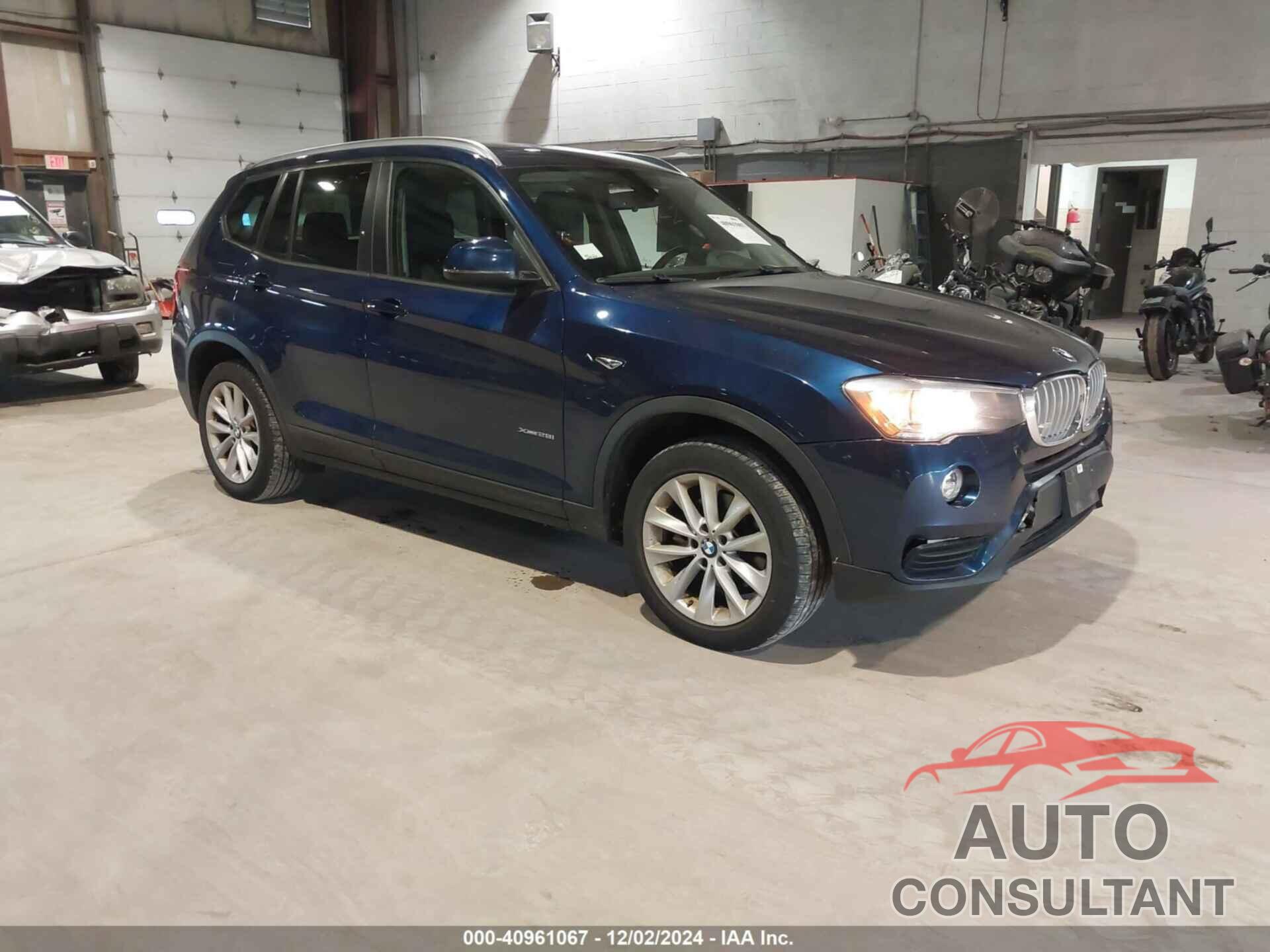 BMW X3 2017 - 5UXWX9C37H0W72986