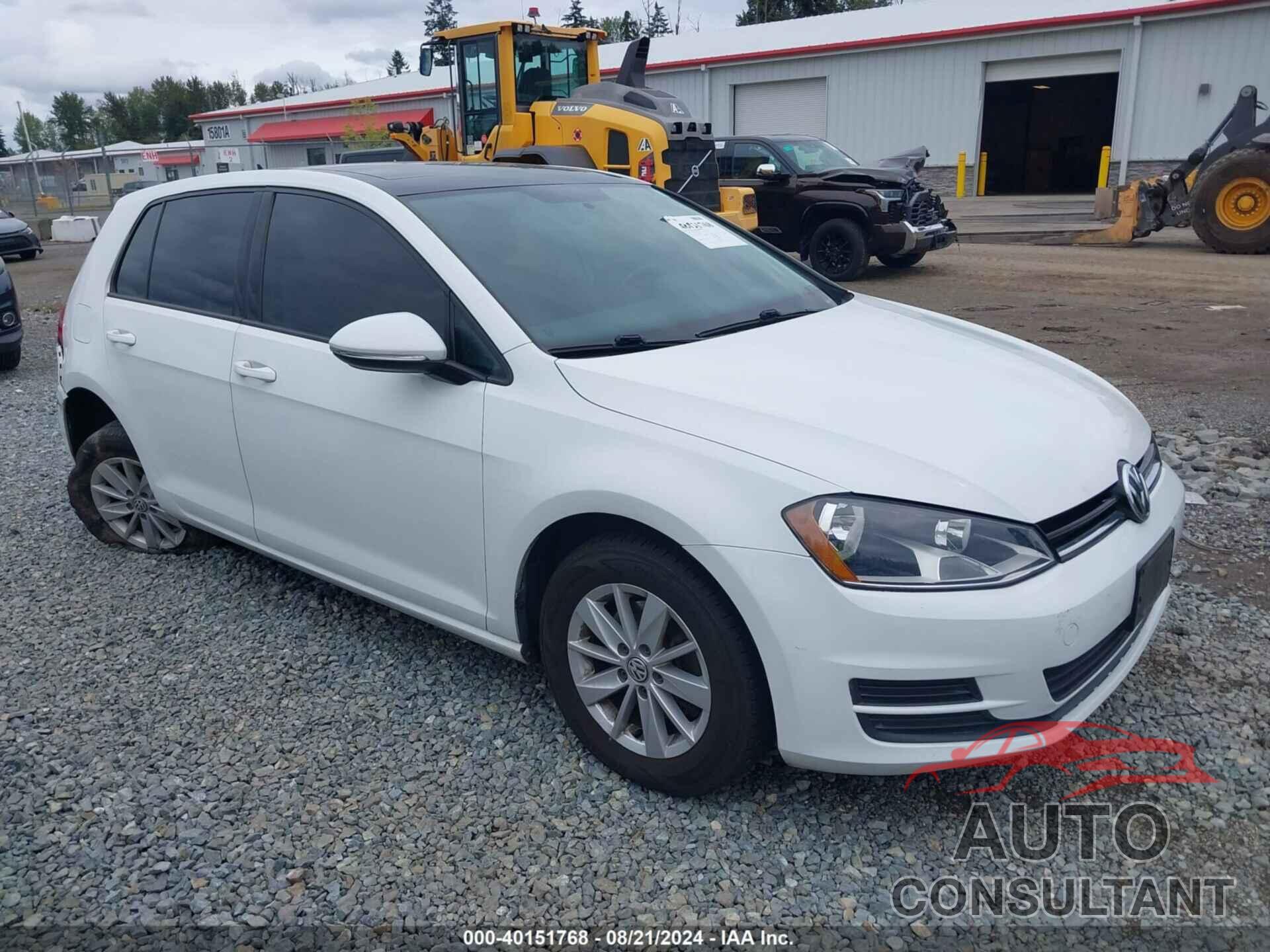 VOLKSWAGEN GOLF 2016 - 3VW217AUXGM039344