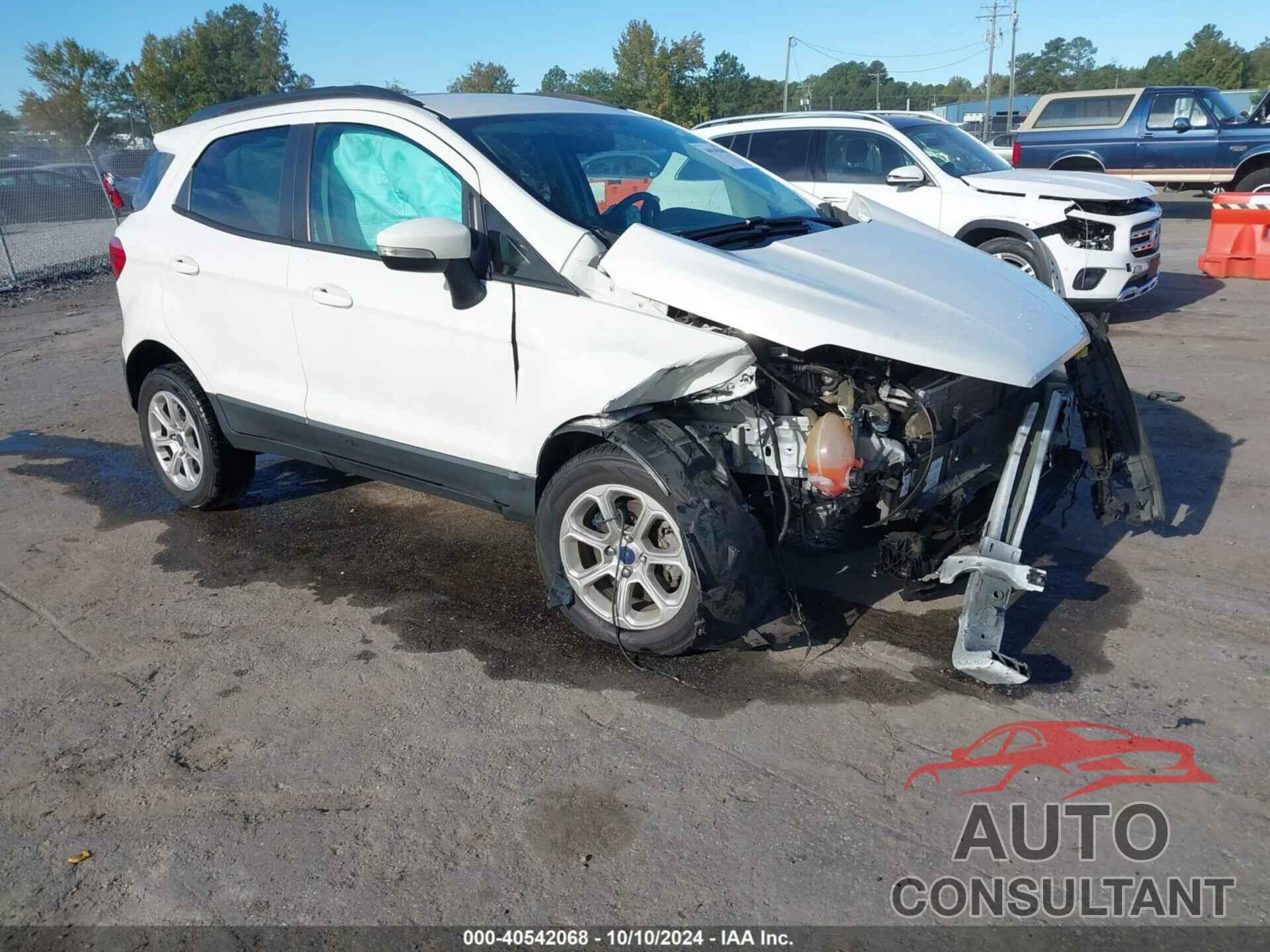 FORD ECOSPORT 2020 - MAJ6S3GL8LC312162