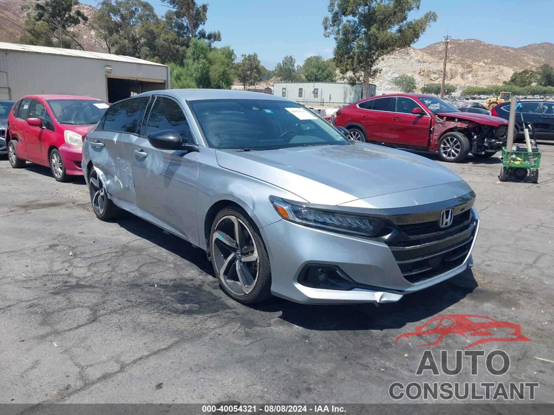 HONDA ACCORD 2021 - 1HGCV1F48MA124288