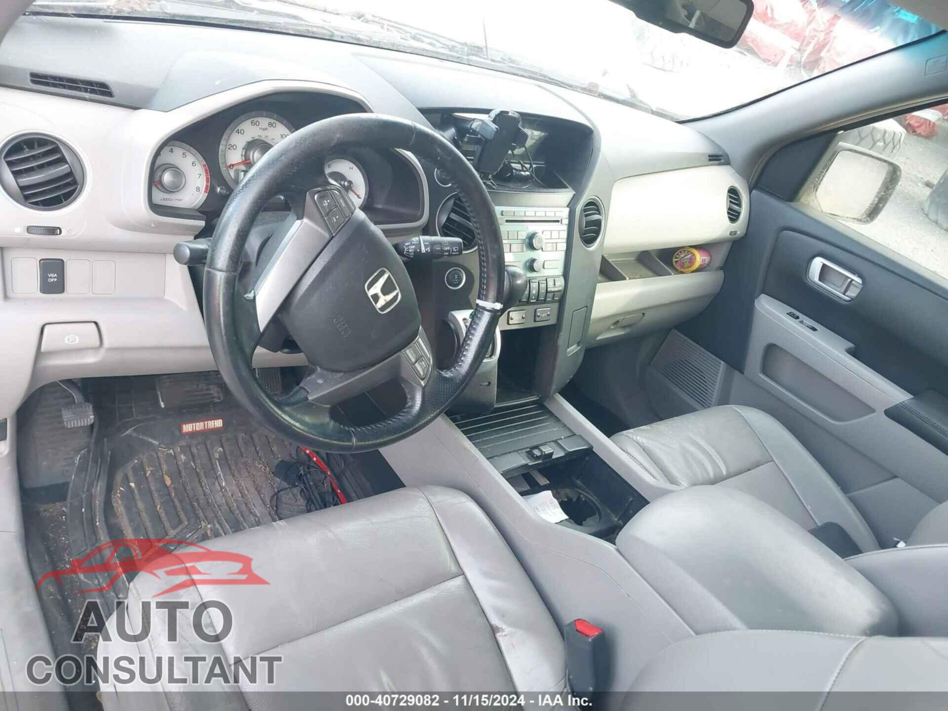 HONDA PILOT 2009 - 5FNYF48509B031837