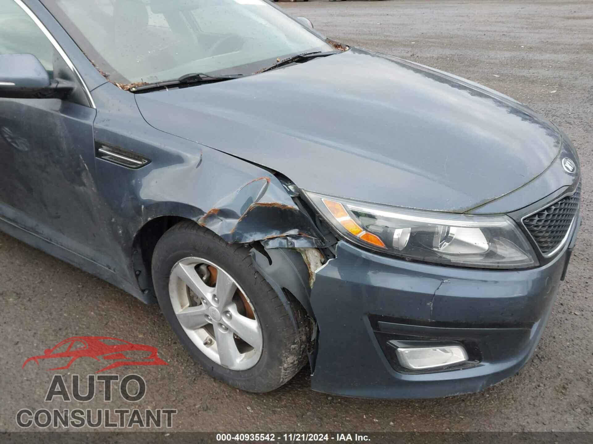 KIA OPTIMA 2015 - KNAGM4A76F5592003