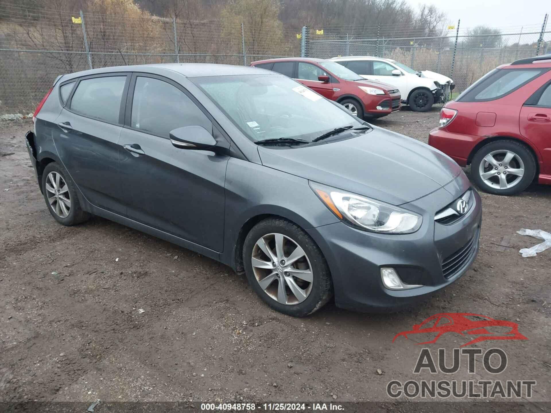 HYUNDAI ACCENT 2013 - KMHCU5AE3DU088321