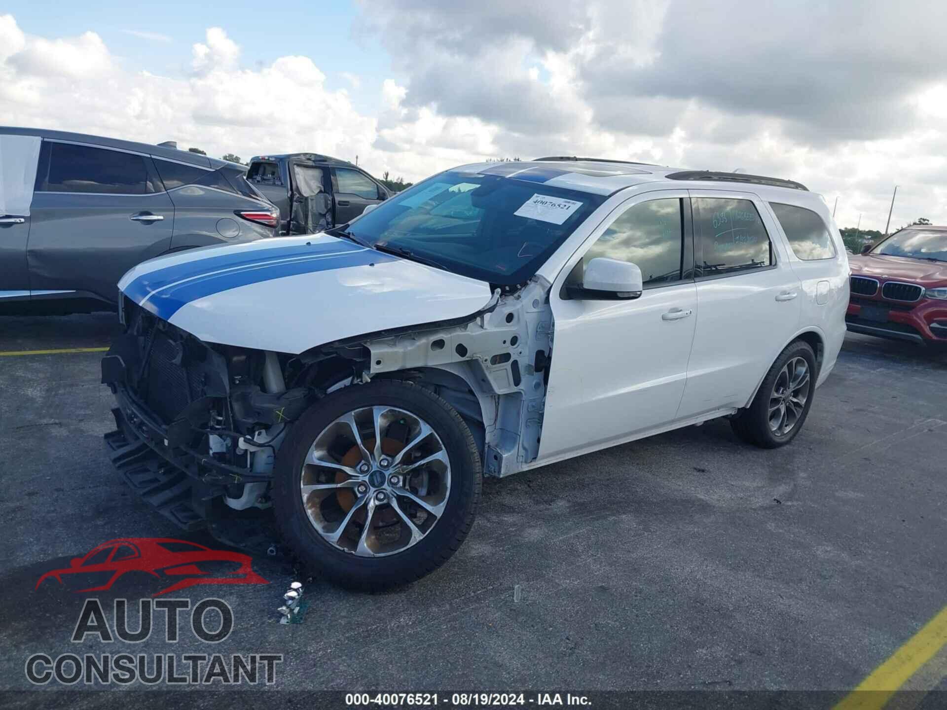 DODGE DURANGO 2019 - 1C4RDJDG4KC722050