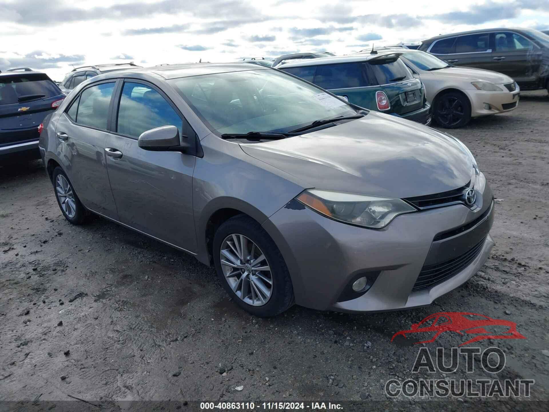 TOYOTA COROLLA 2015 - 2T1BURHE1FC379316