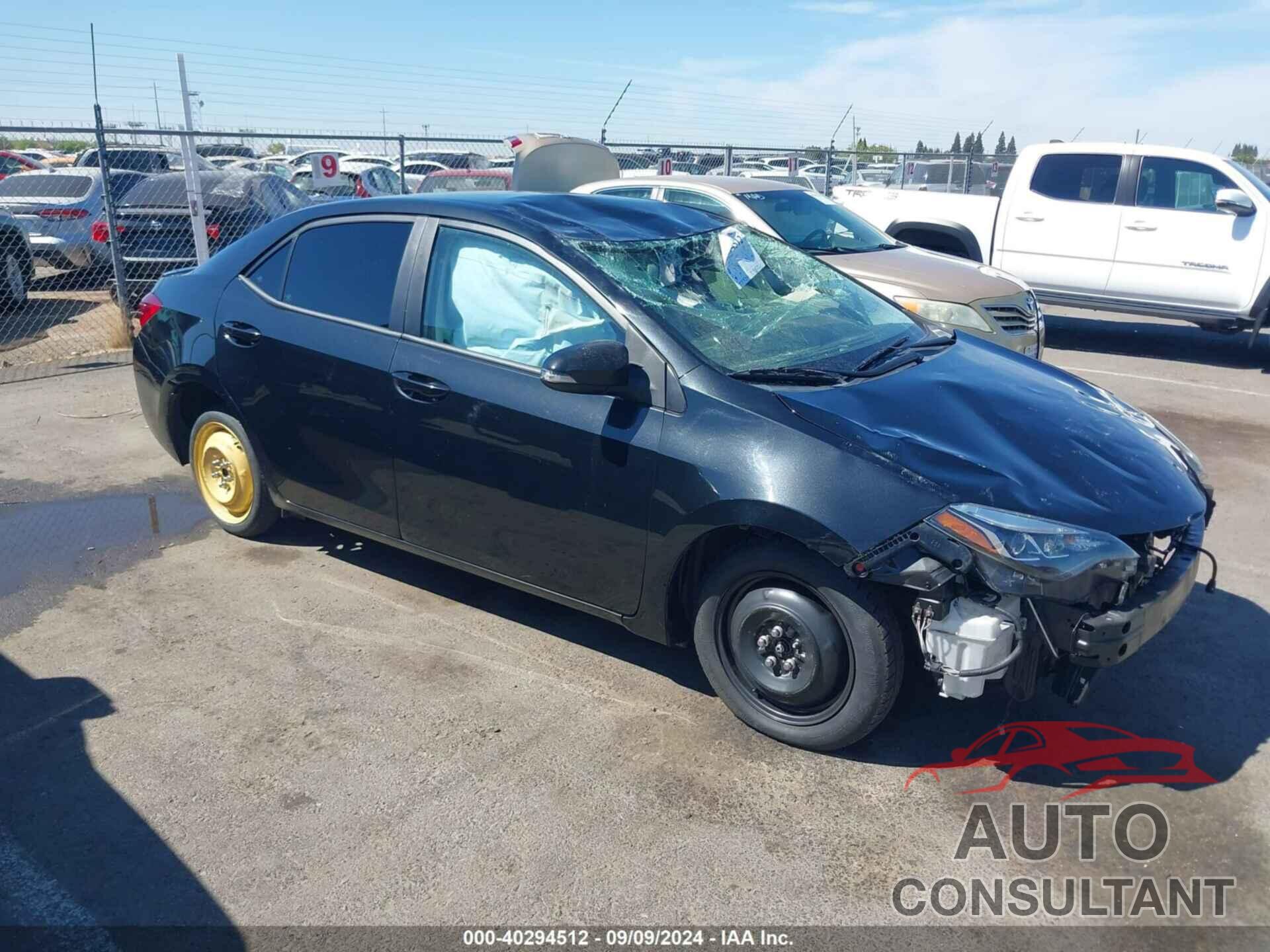 TOYOTA COROLLA 2018 - 2T1BURHE7JC024384