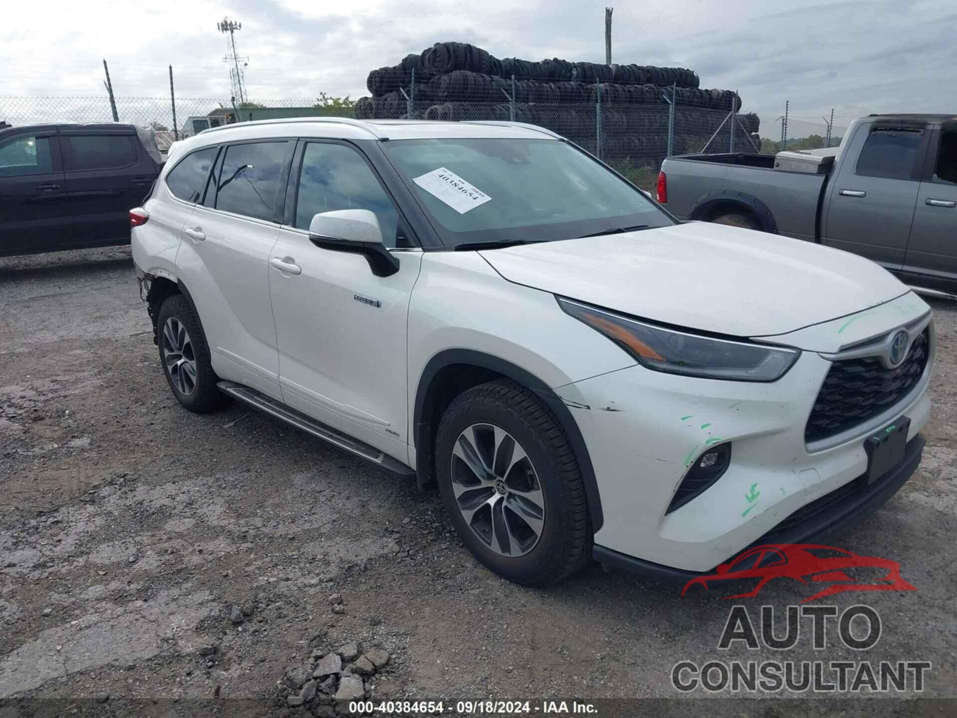 TOYOTA HIGHLANDER 2021 - 5TDGBRCH9MS052731