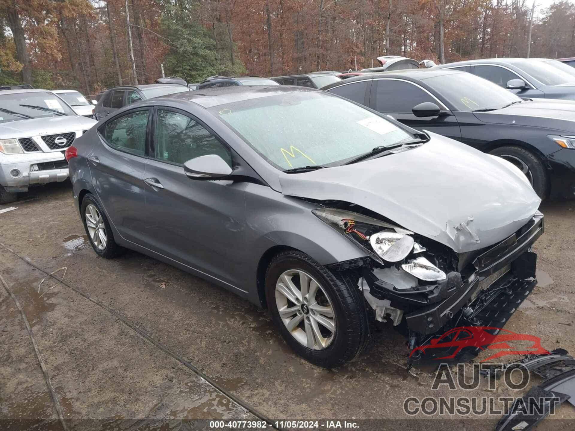 HYUNDAI ELANTRA 2013 - 5NPDH4AE4DH289601