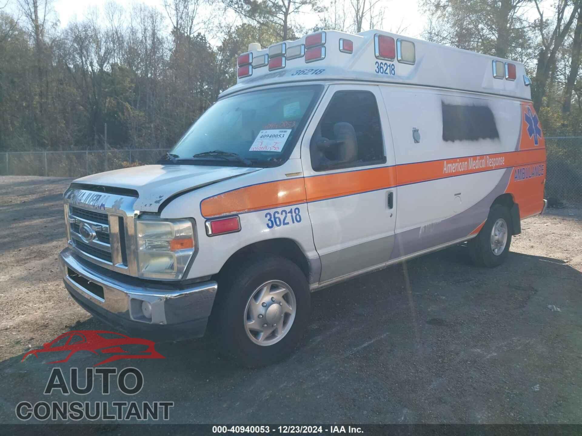 FORD E-350 SUPER DUTY 2012 - 1FDSS3ES4CDB36218