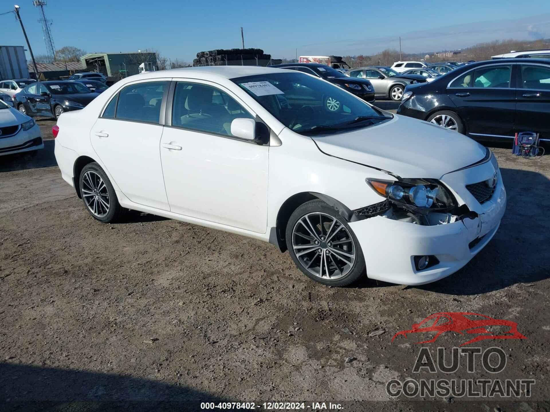 TOYOTA COROLLA 2010 - 2T1BU4EE0AC522529