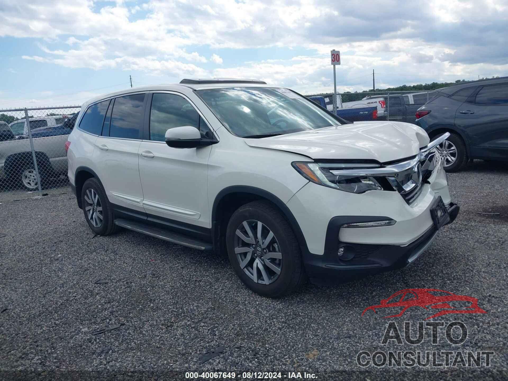 HONDA PILOT 2019 - 5FNYF6H54KB072697