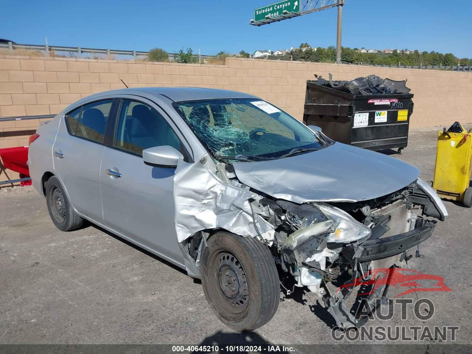 NISSAN VERSA 2018 - 3N1CN7AP1JK429857