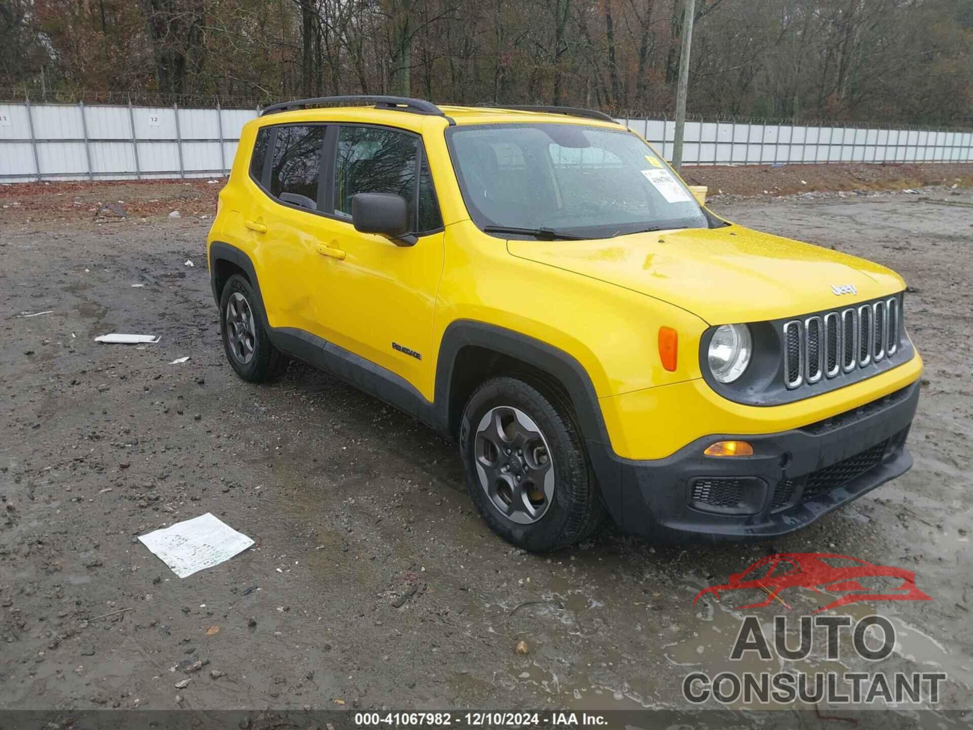 JEEP RENEGADE 2017 - ZACCJAAB3HPF71021