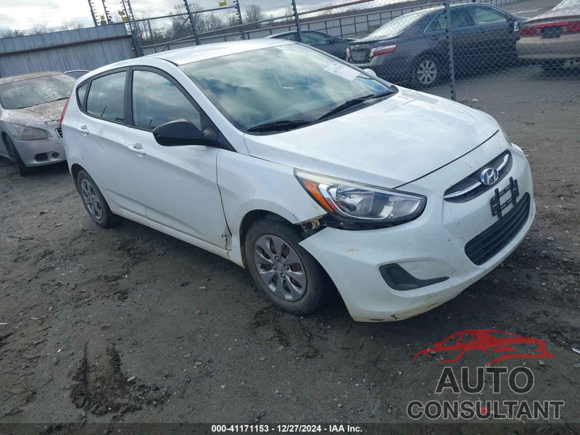 HYUNDAI ACCENT 2016 - KMHCT5AE9GU288773