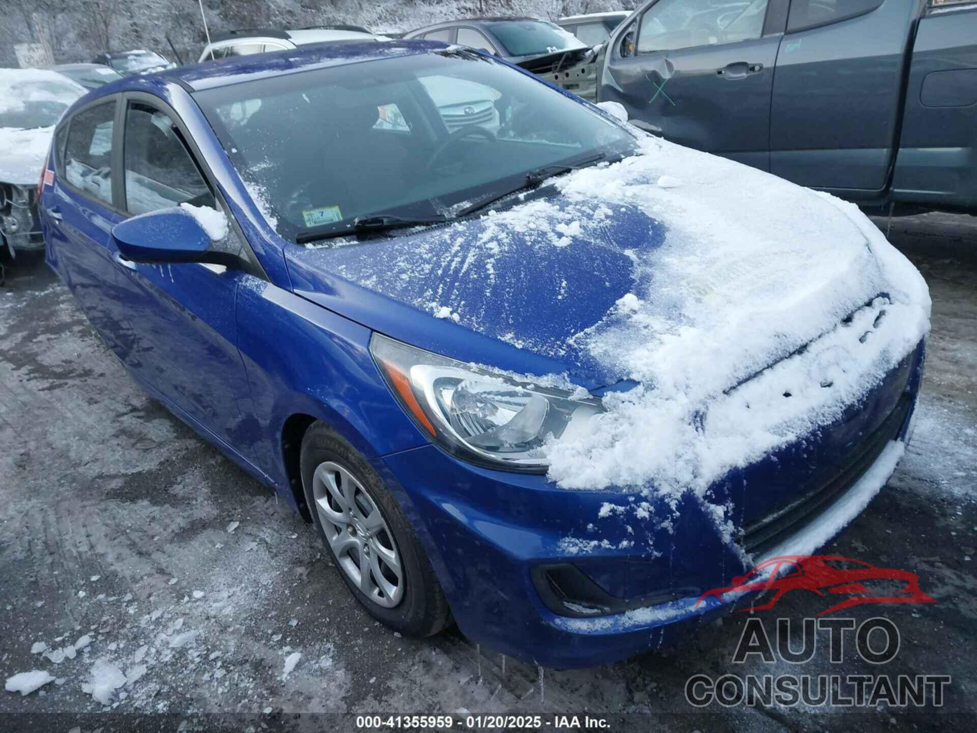 HYUNDAI ACCENT 2013 - KMHCT5AE9DU135970