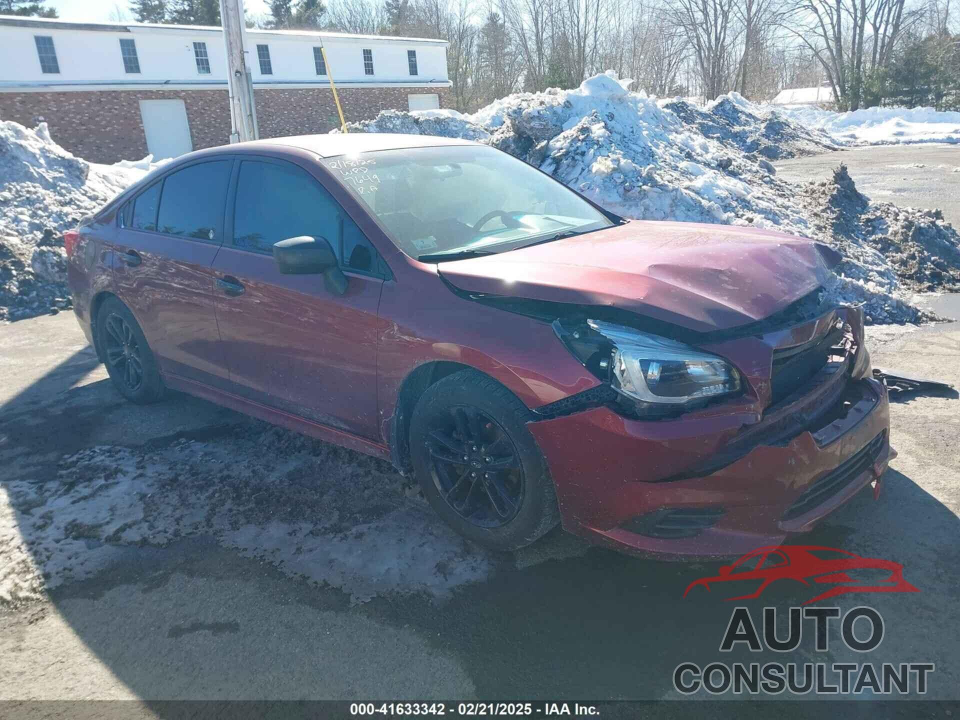 SUBARU LEGACY 2016 - 4S3BNAA62G3057649