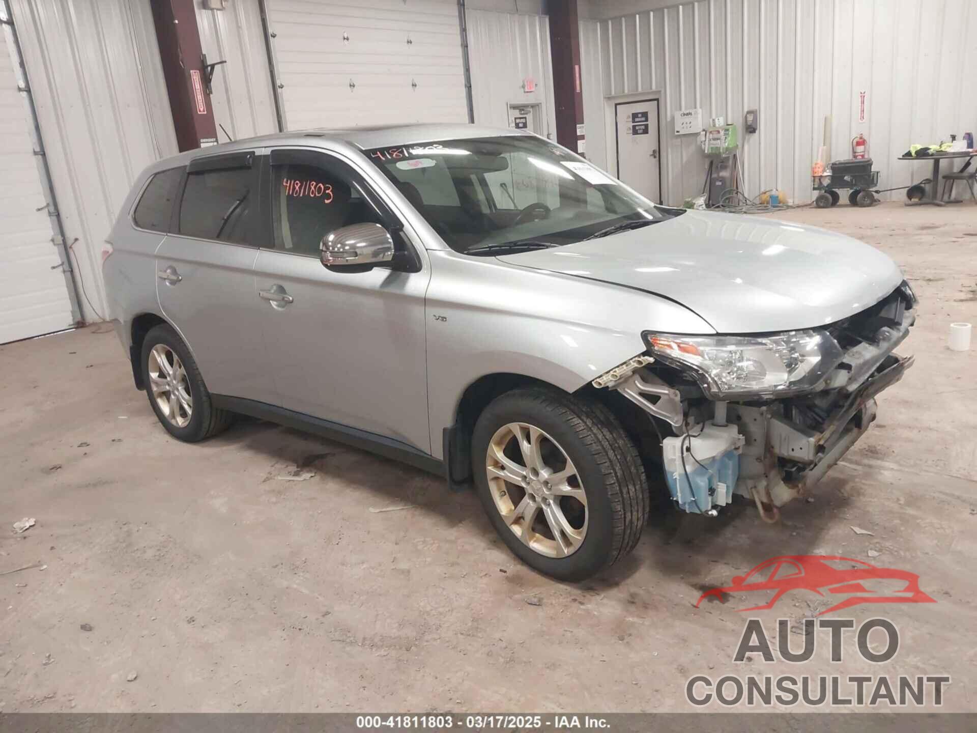 MITSUBISHI OUTLANDER 2014 - JA4JZ4AX6EZ015919