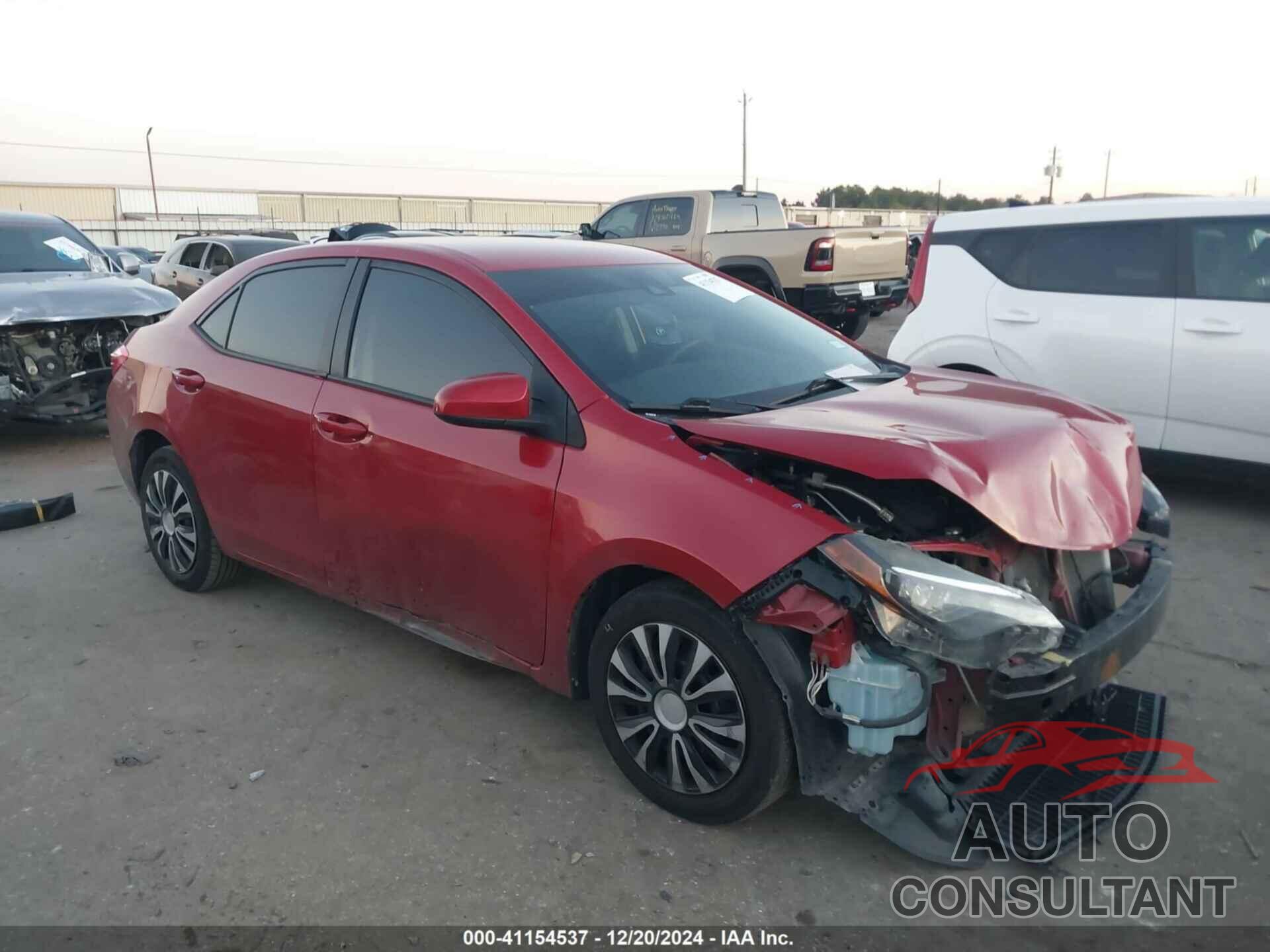 TOYOTA COROLLA 2019 - 5YFBURHE1KP920018