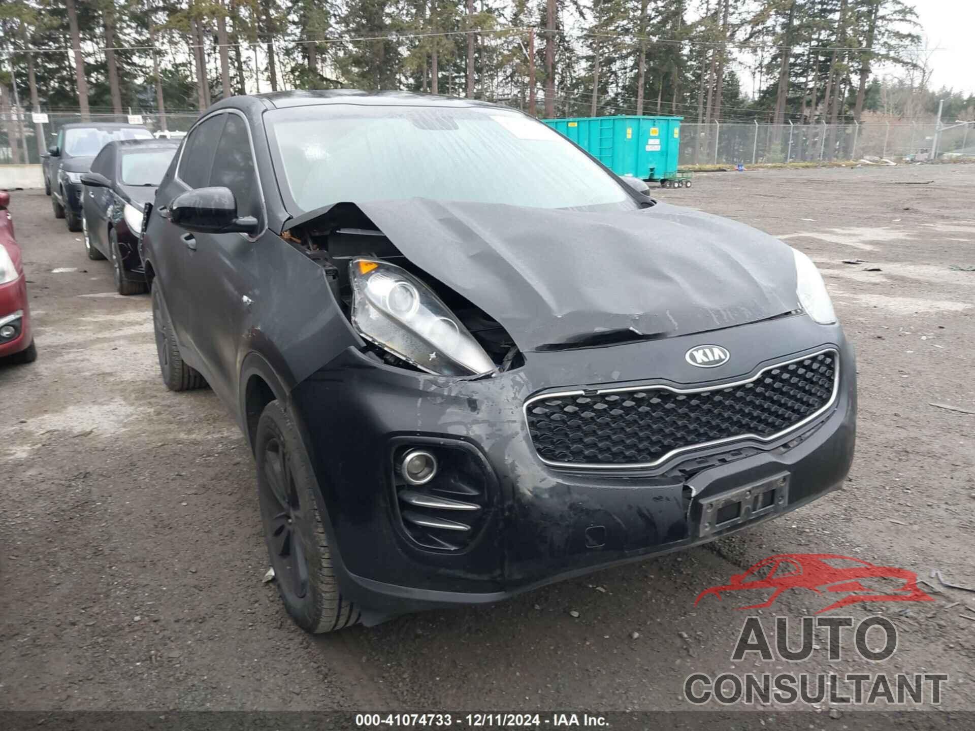 KIA SPORTAGE 2018 - KNDPMCAC0J7469305