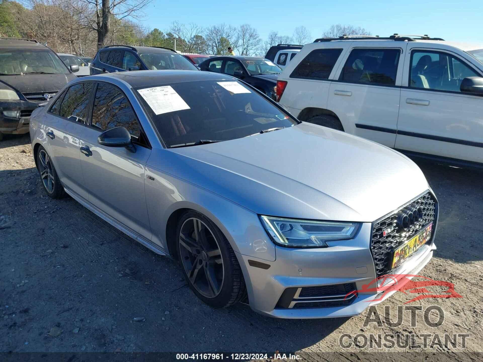 AUDI A4 2018 - WAUENAF43JA165332