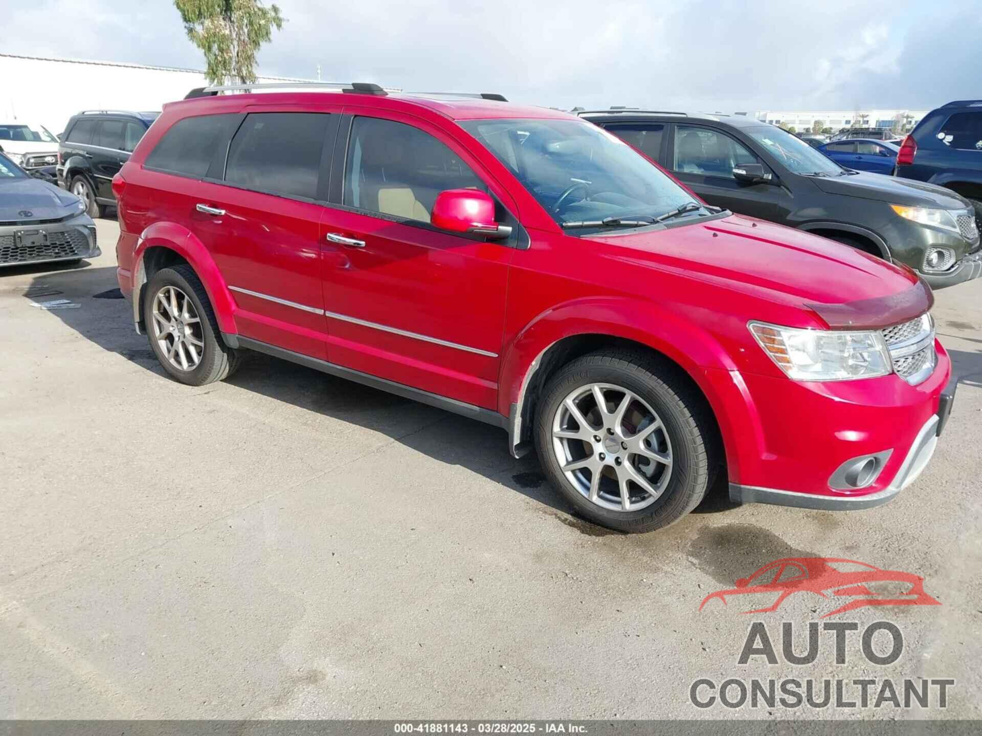 DODGE JOURNEY 2013 - 3C4PDCDG3DT607448