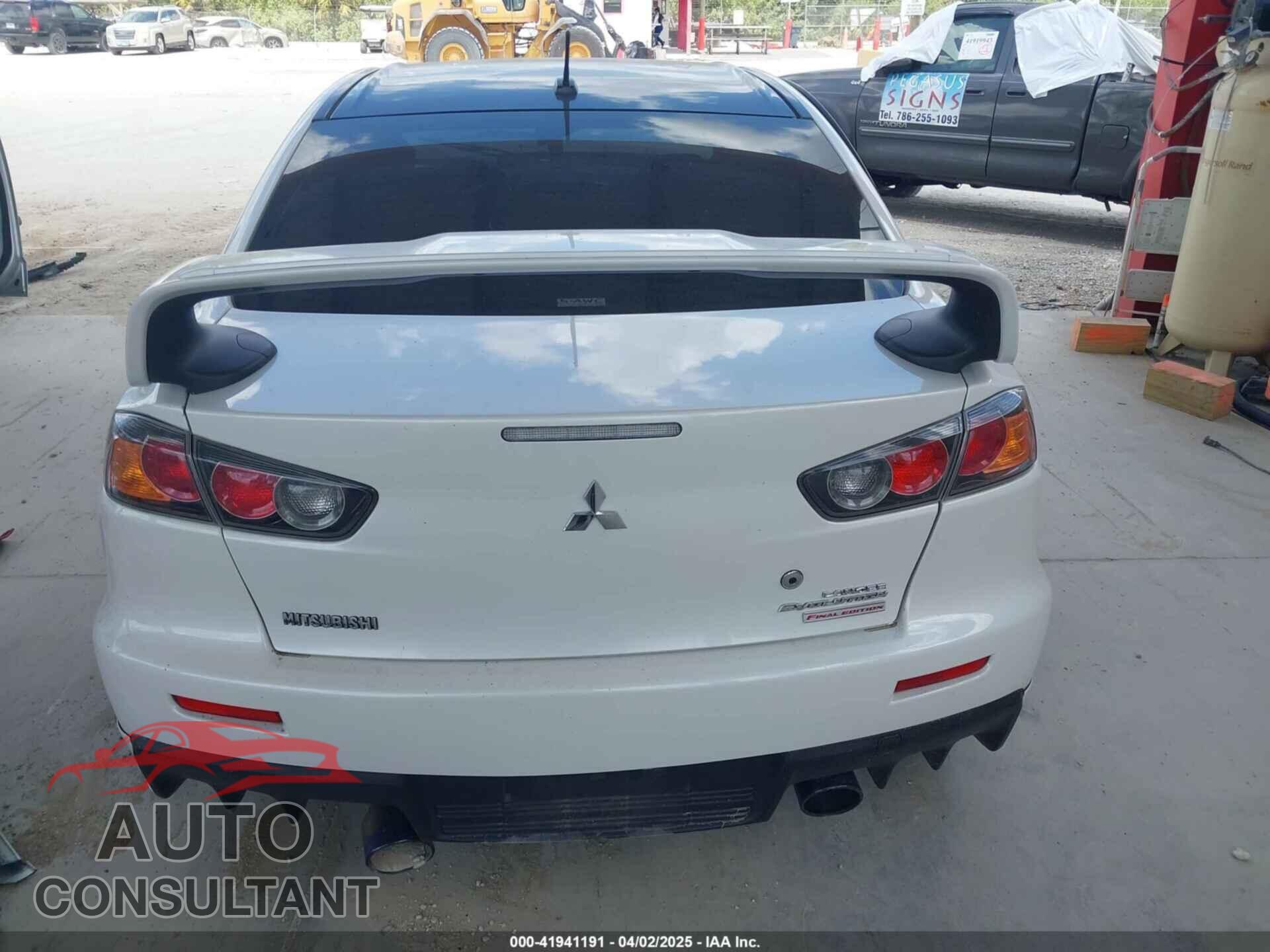 MITSUBISHI LANCER EVOLUTION 2015 - JA32W7FVXFU027564