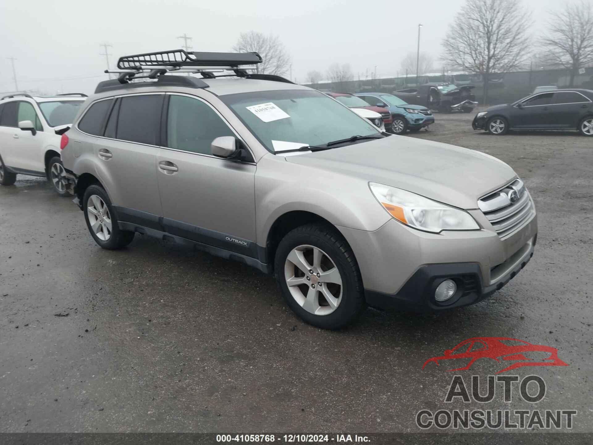 SUBARU OUTBACK 2014 - 4S4BRBCC5E3313322