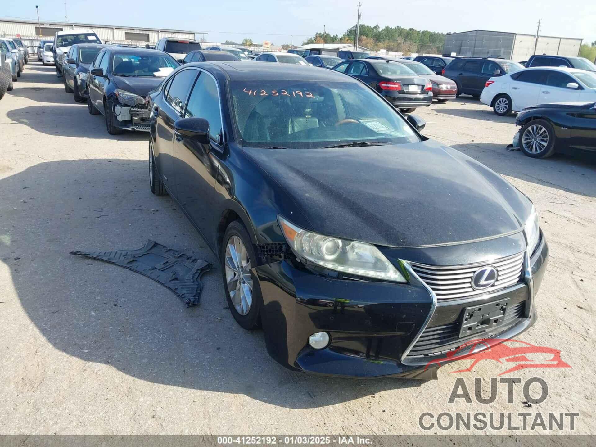 LEXUS ES 300H 2013 - JTHBW1GGXD2021110