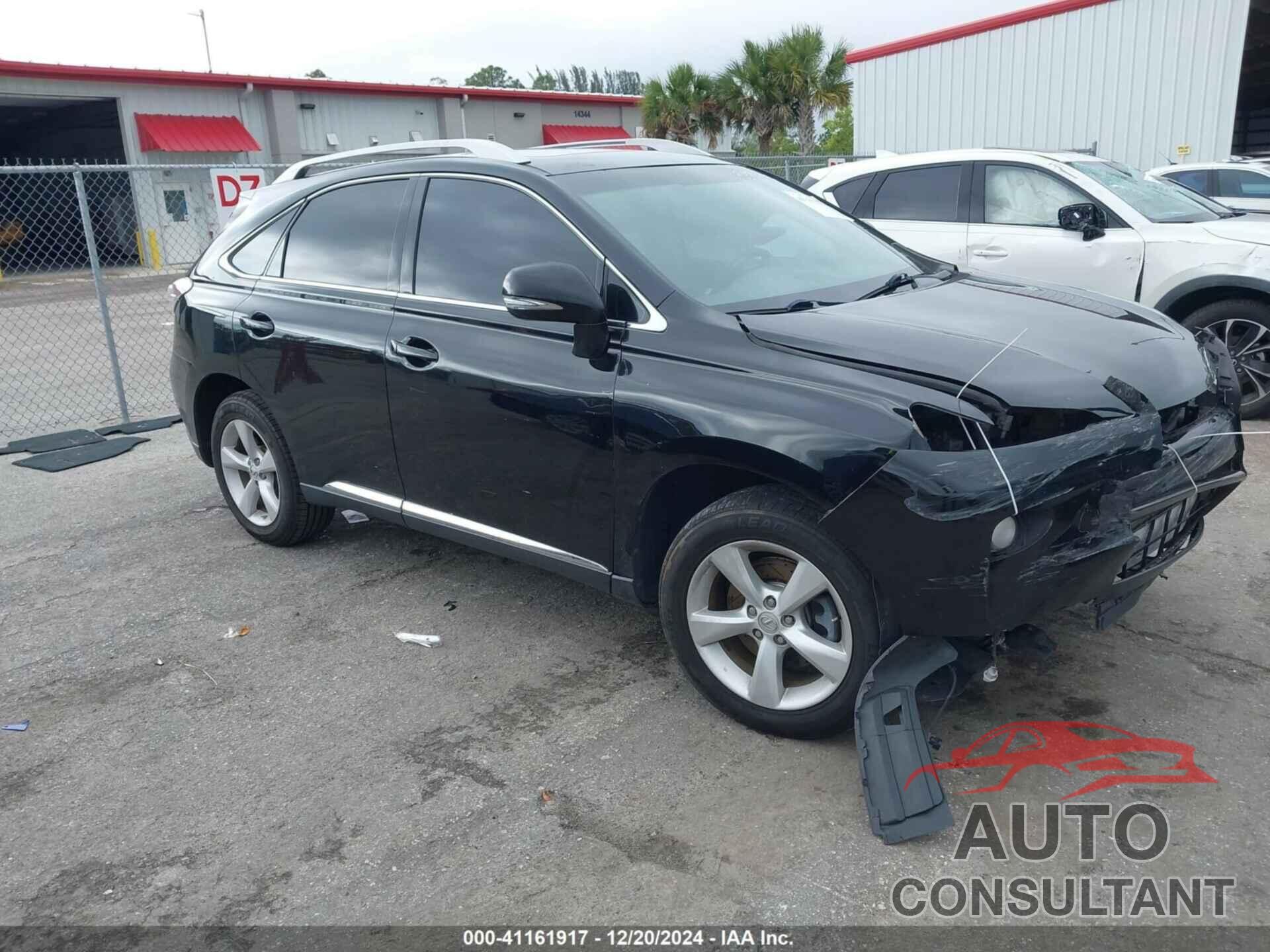 LEXUS RX 350 2013 - 2T2ZK1BAXDC117833