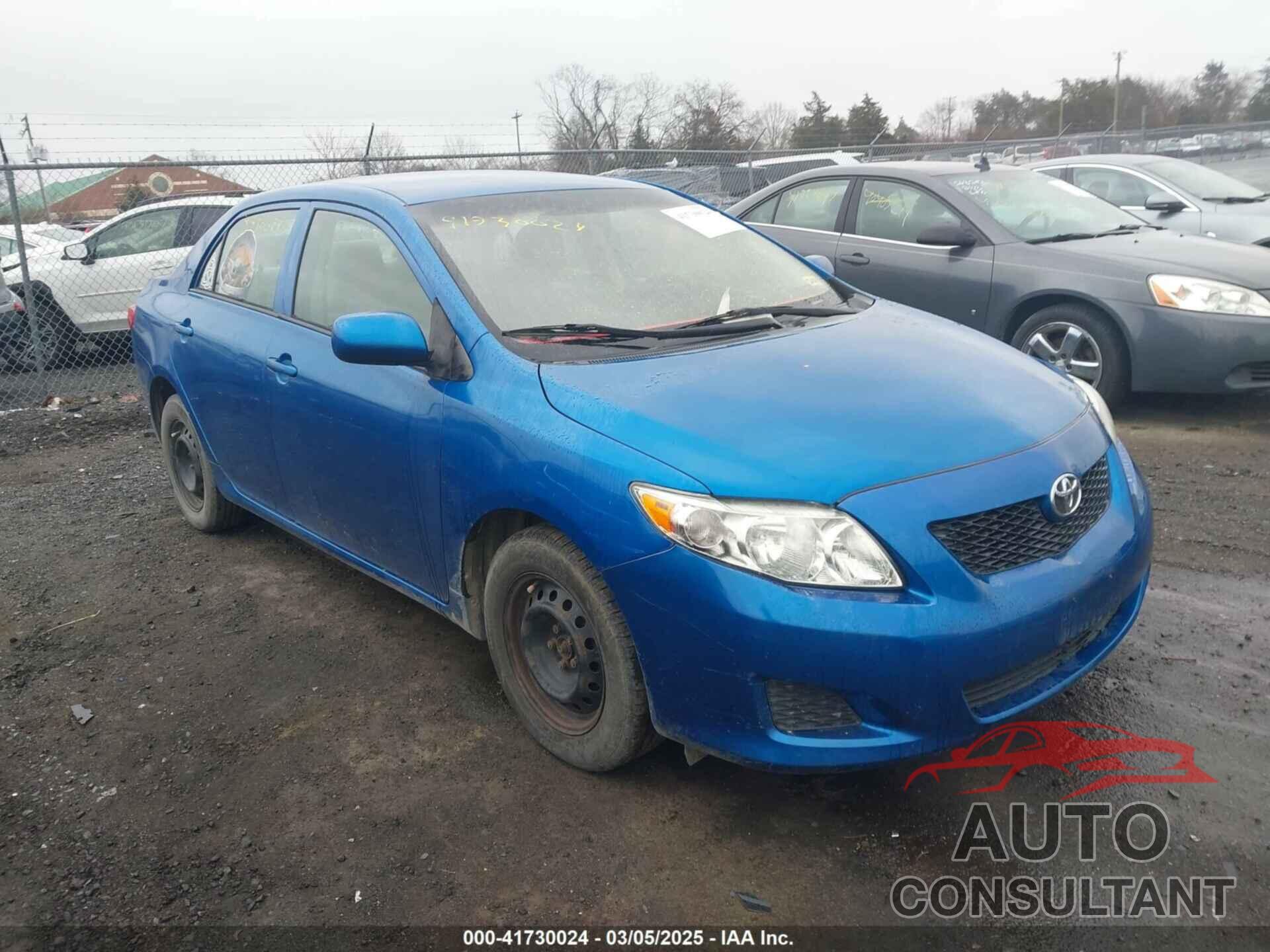 TOYOTA COROLLA 2009 - 2T1BU40EX9C026091