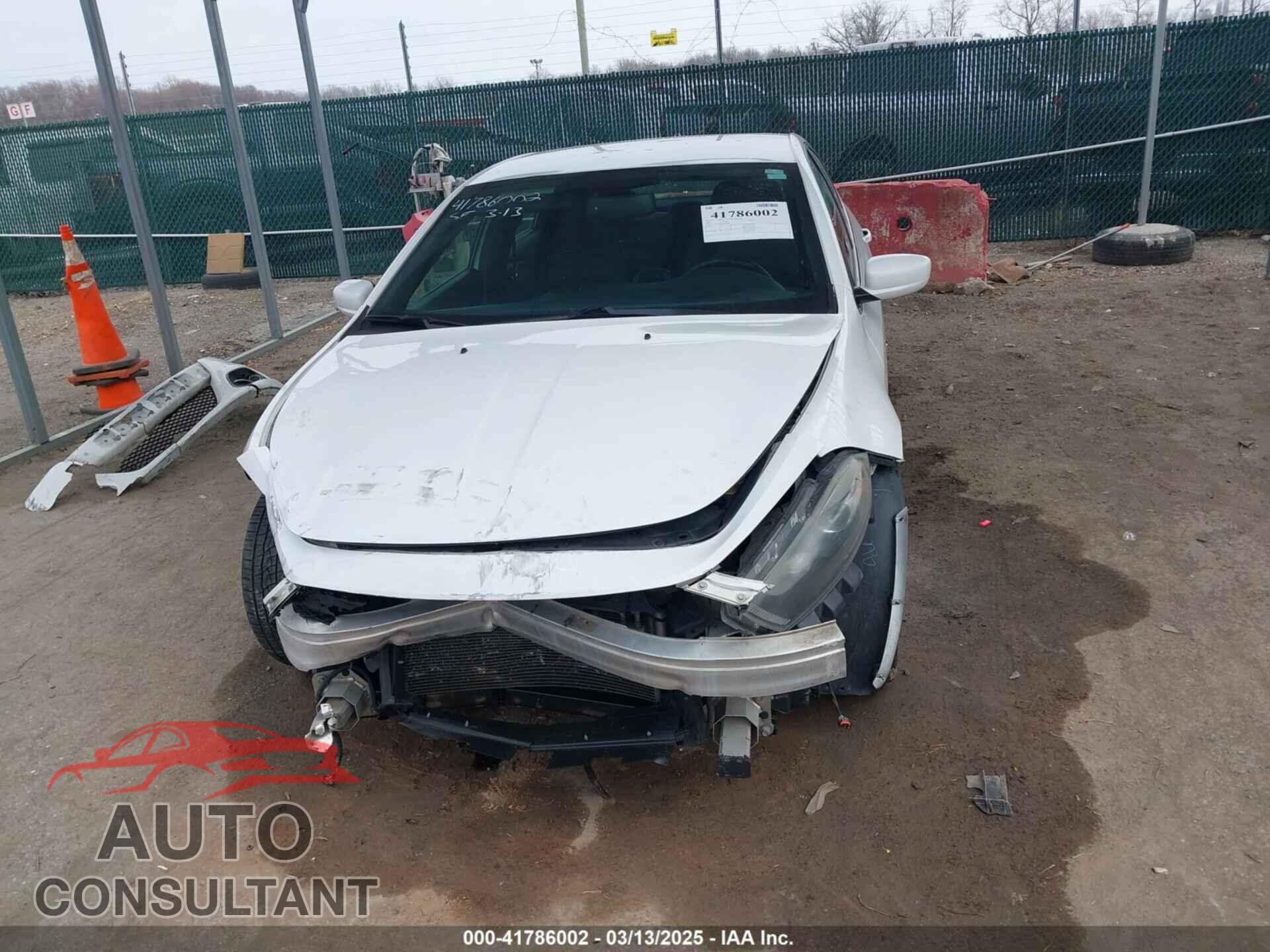 DODGE DART 2014 - 1C3CDFBB6ED670255