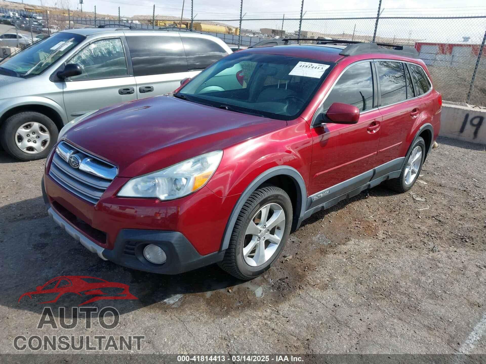 SUBARU OUTBACK 2014 - 4S4BRBLC2E3217471
