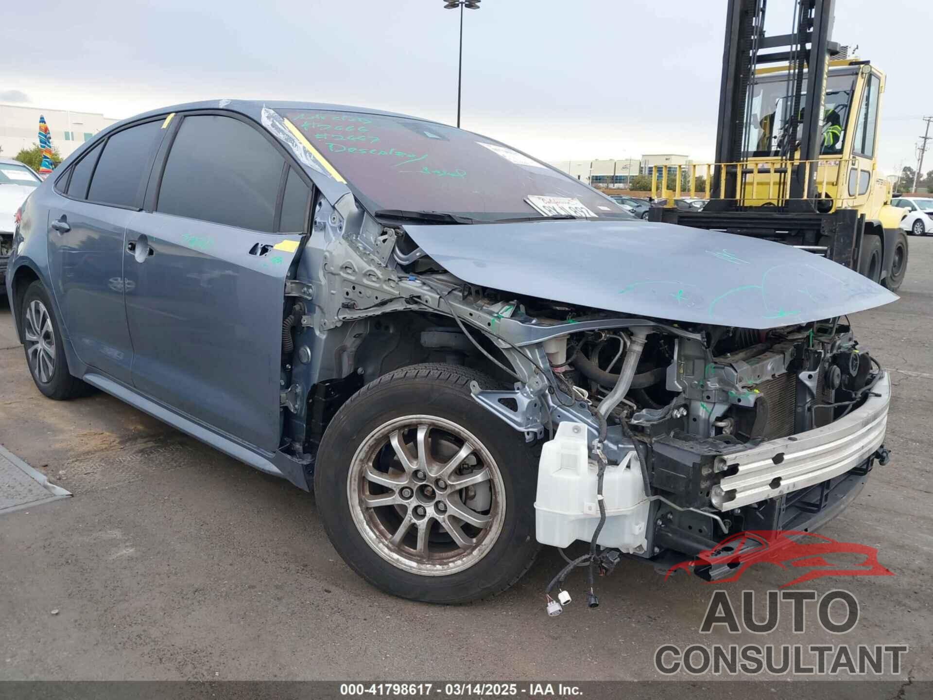 TOYOTA COROLLA 2022 - JTDEAMDEXNJ038613