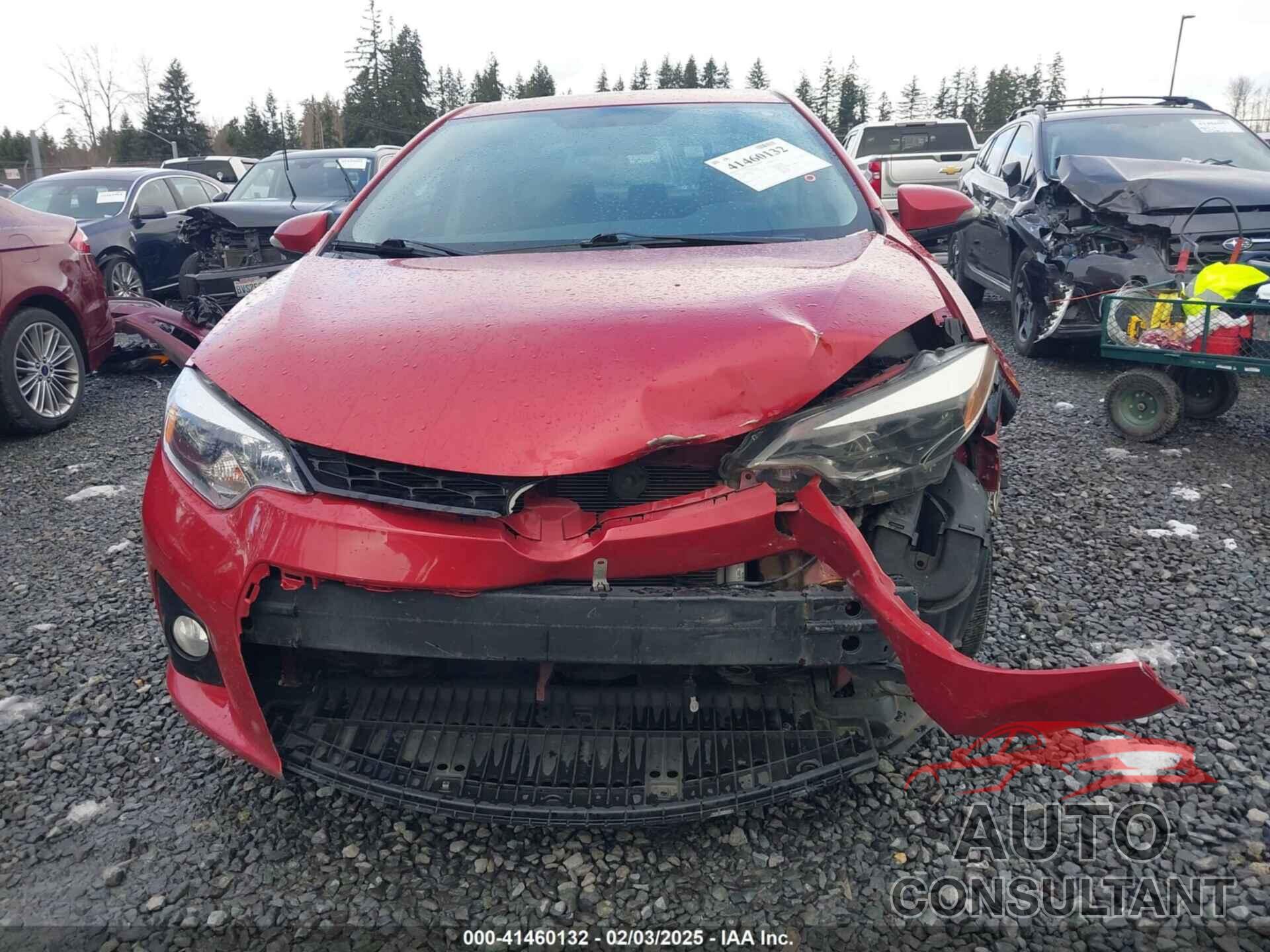 TOYOTA COROLLA 2016 - 5YFBURHE1GP396800