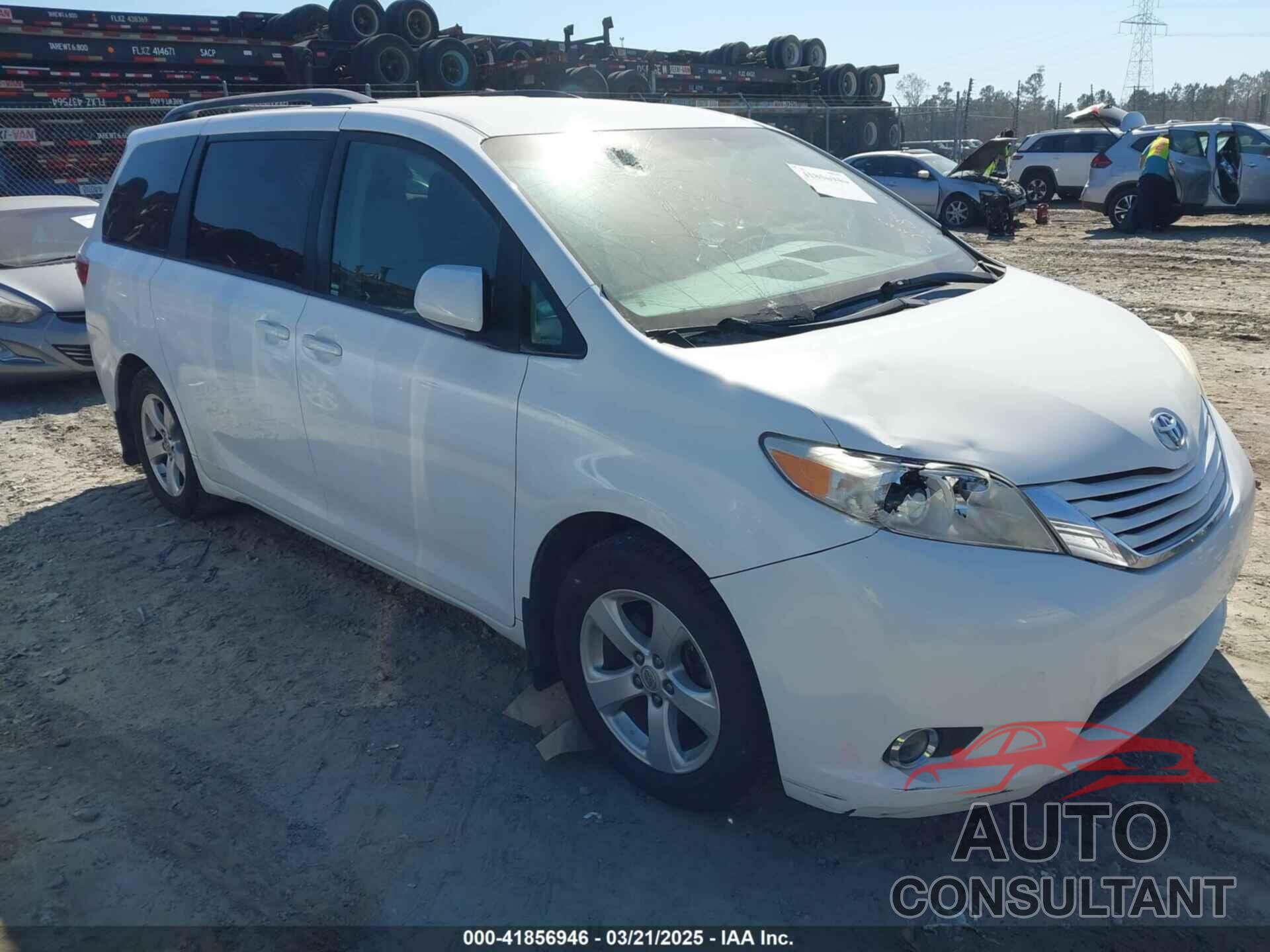 TOYOTA SIENNA 2016 - 5TDKK3DC0GS731995