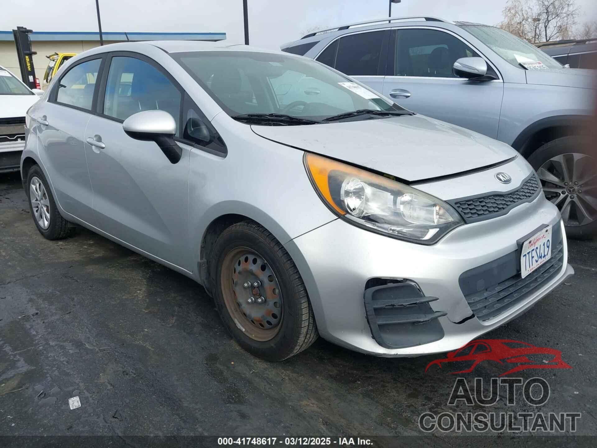 KIA RIO 2016 - KNADM5A36G6646238