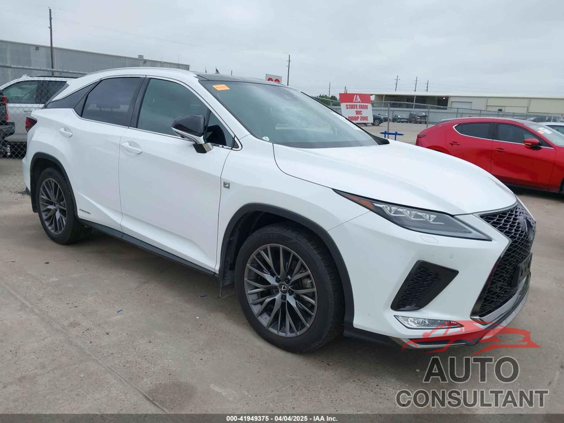 LEXUS RX 450H 2022 - 2T2YGMDA8NC091665