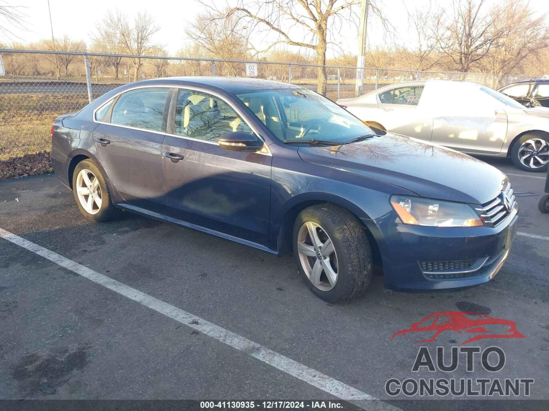 VOLKSWAGEN PASSAT 2012 - 1VWBP7A35CC087867