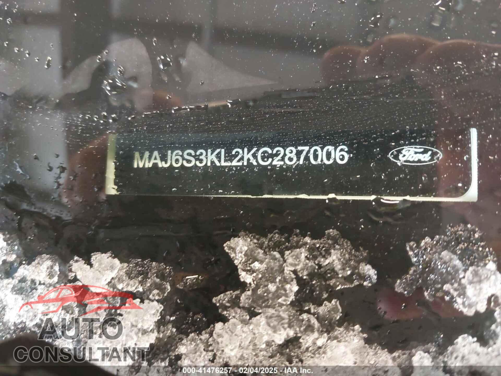 FORD ECOSPORT 2019 - MAJ6S3KL2KC287006