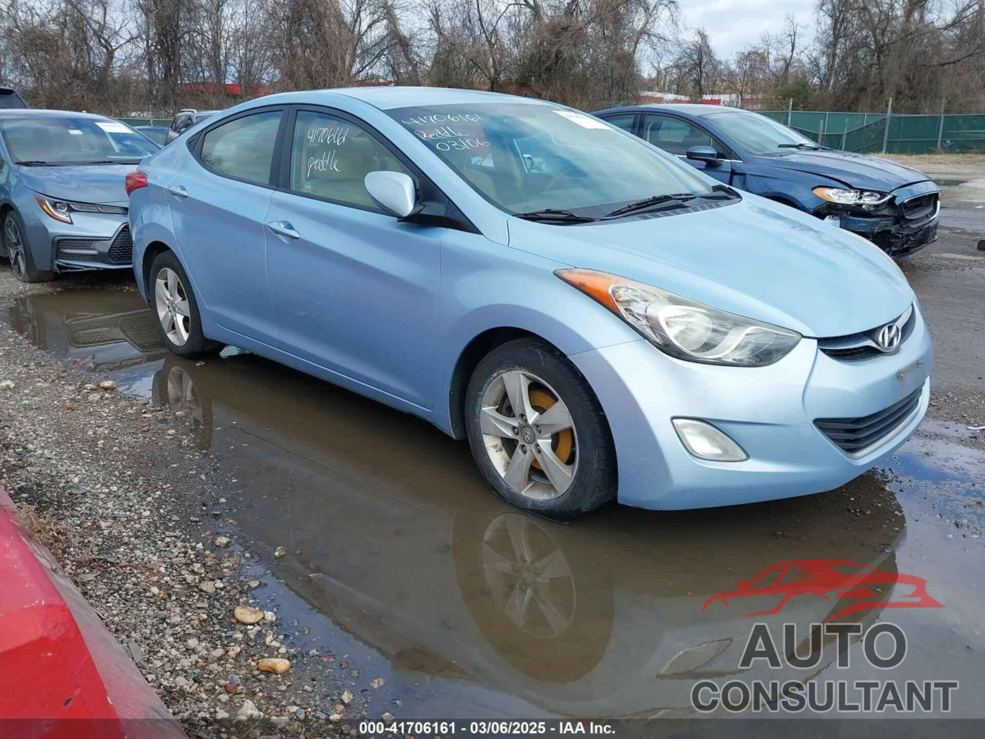 HYUNDAI ELANTRA 2012 - KMHDH4AE7CU276518