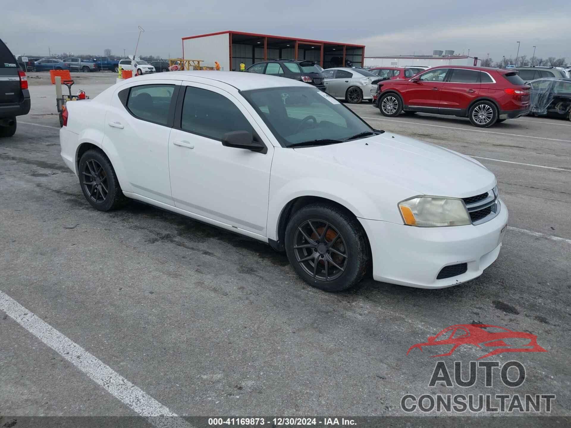 DODGE AVENGER 2012 - 1C3CDZAB0CN110886