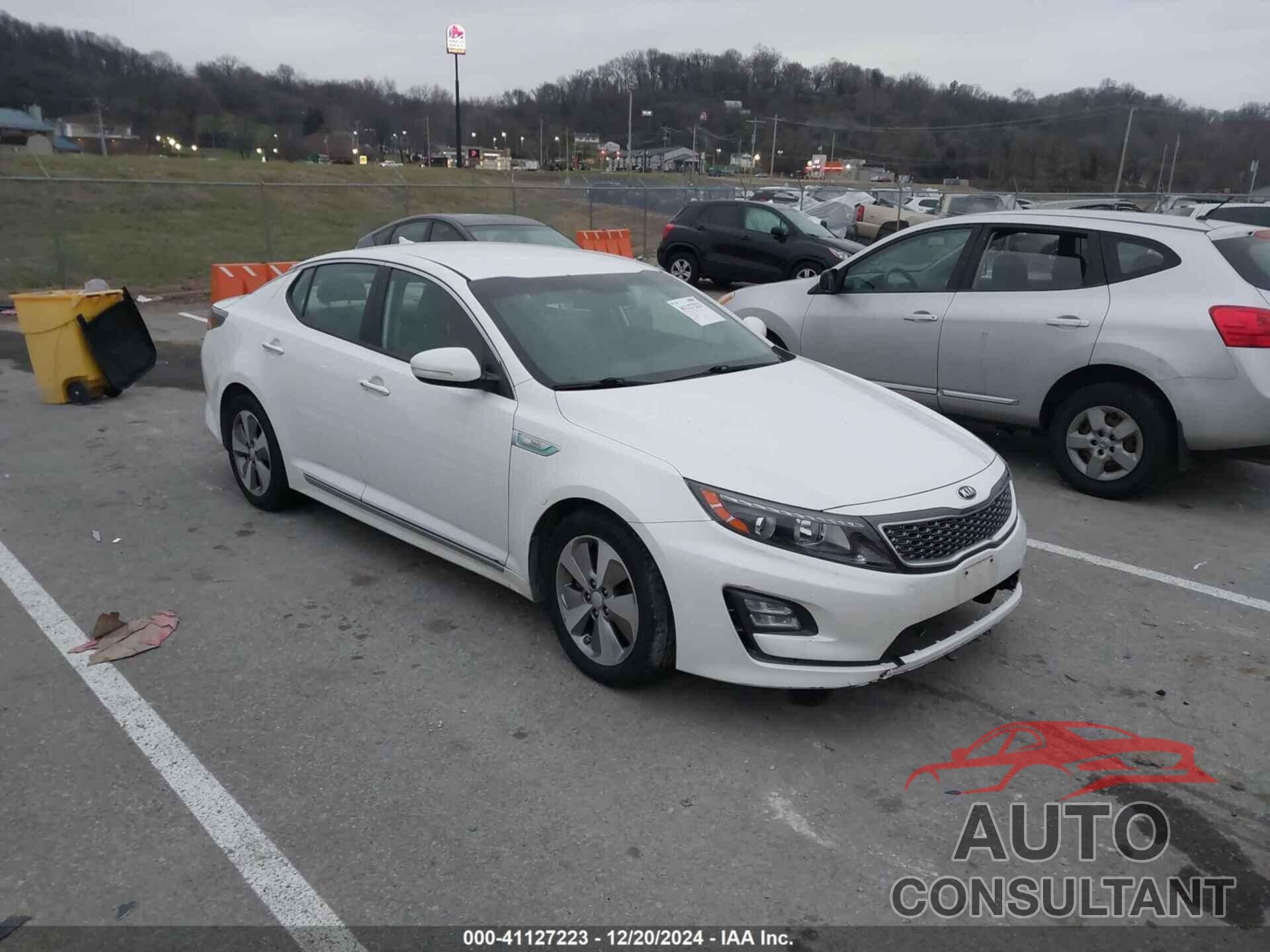 KIA OPTIMA HYBRID 2014 - KNAGN4AD7E5073933