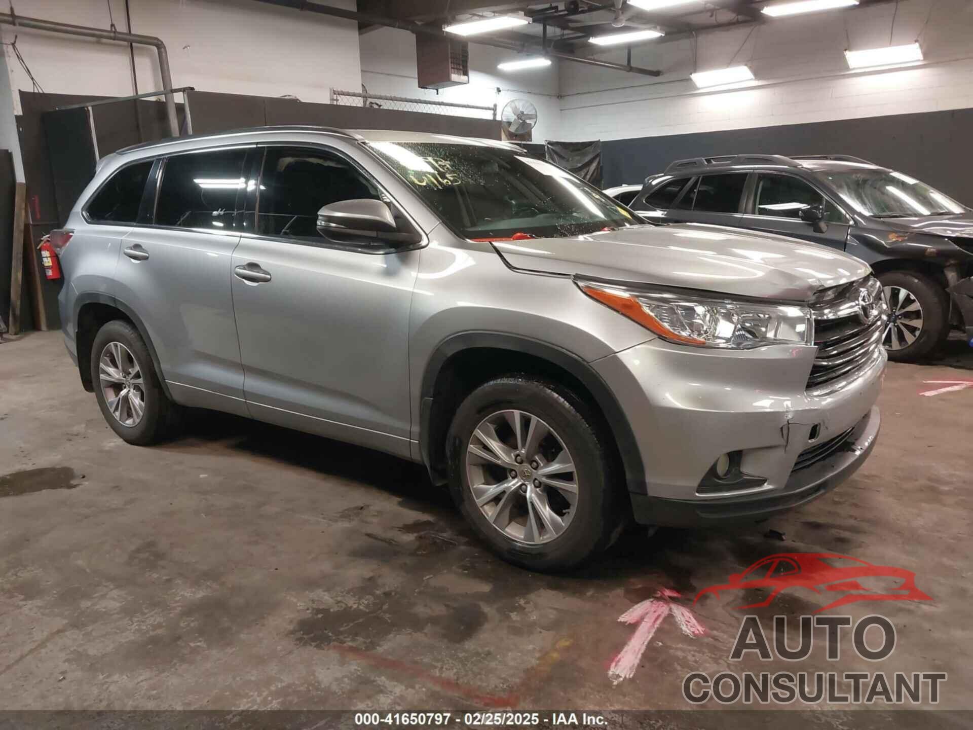 TOYOTA HIGHLANDER 2015 - 5TDJKRFH1FS122310