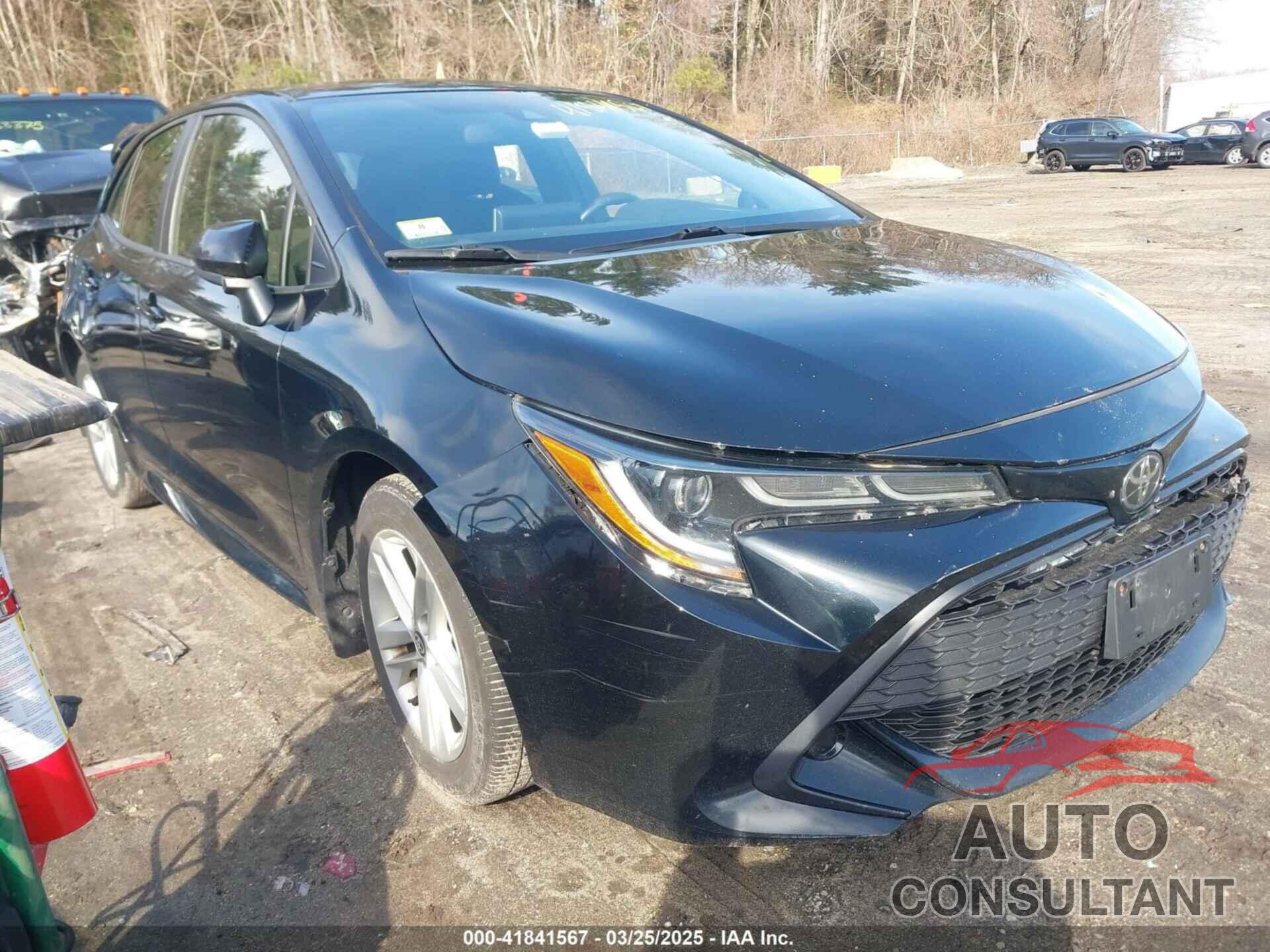 TOYOTA COROLLA 2019 - JTNK4RBE1K3009698