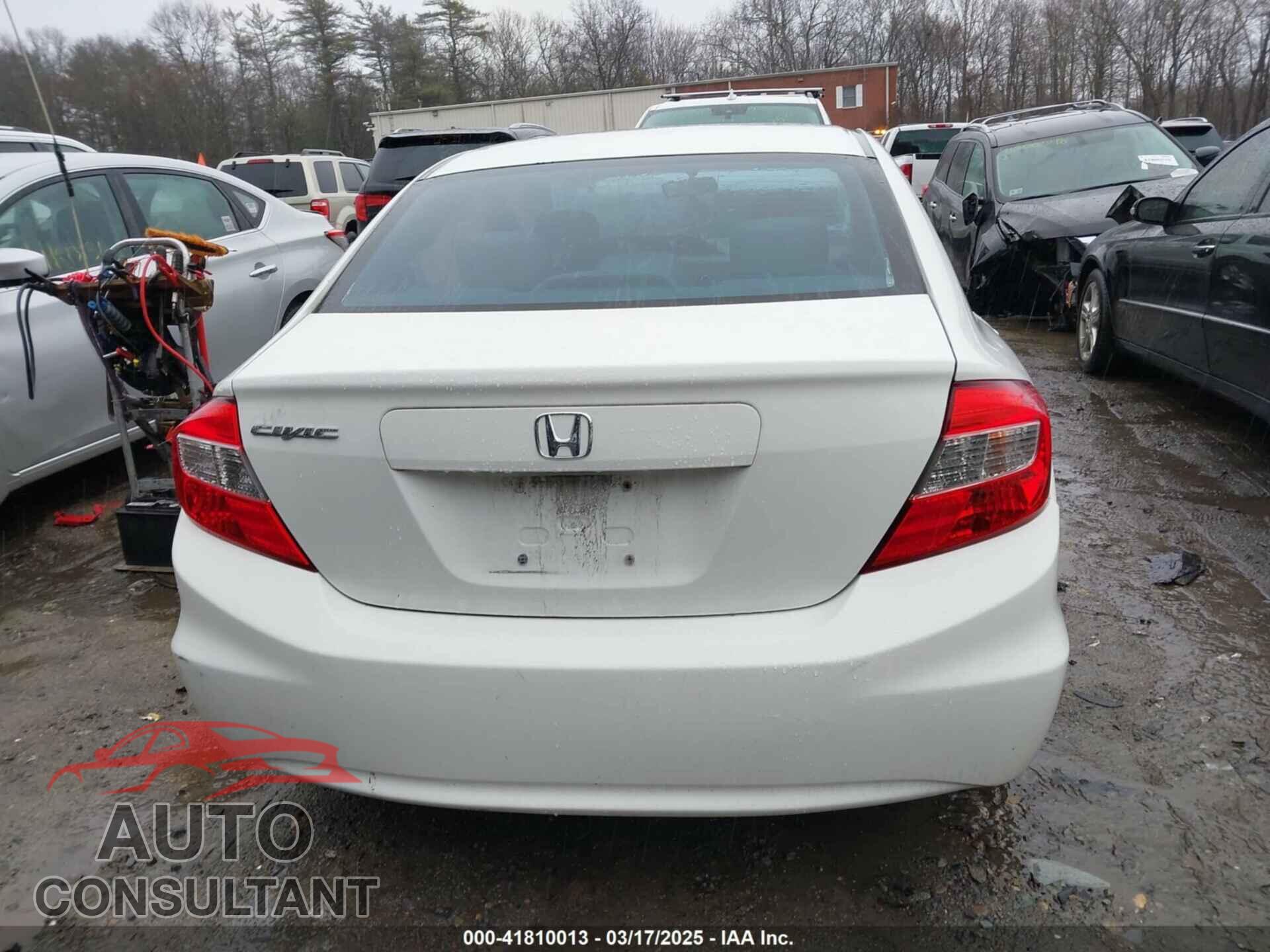 HONDA CIVIC 2012 - 2HGFB2F84CH609526