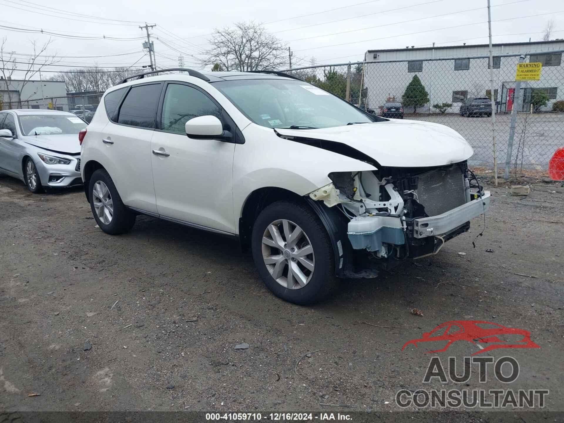 NISSAN MURANO 2011 - JN8AZ1MW8BW172635