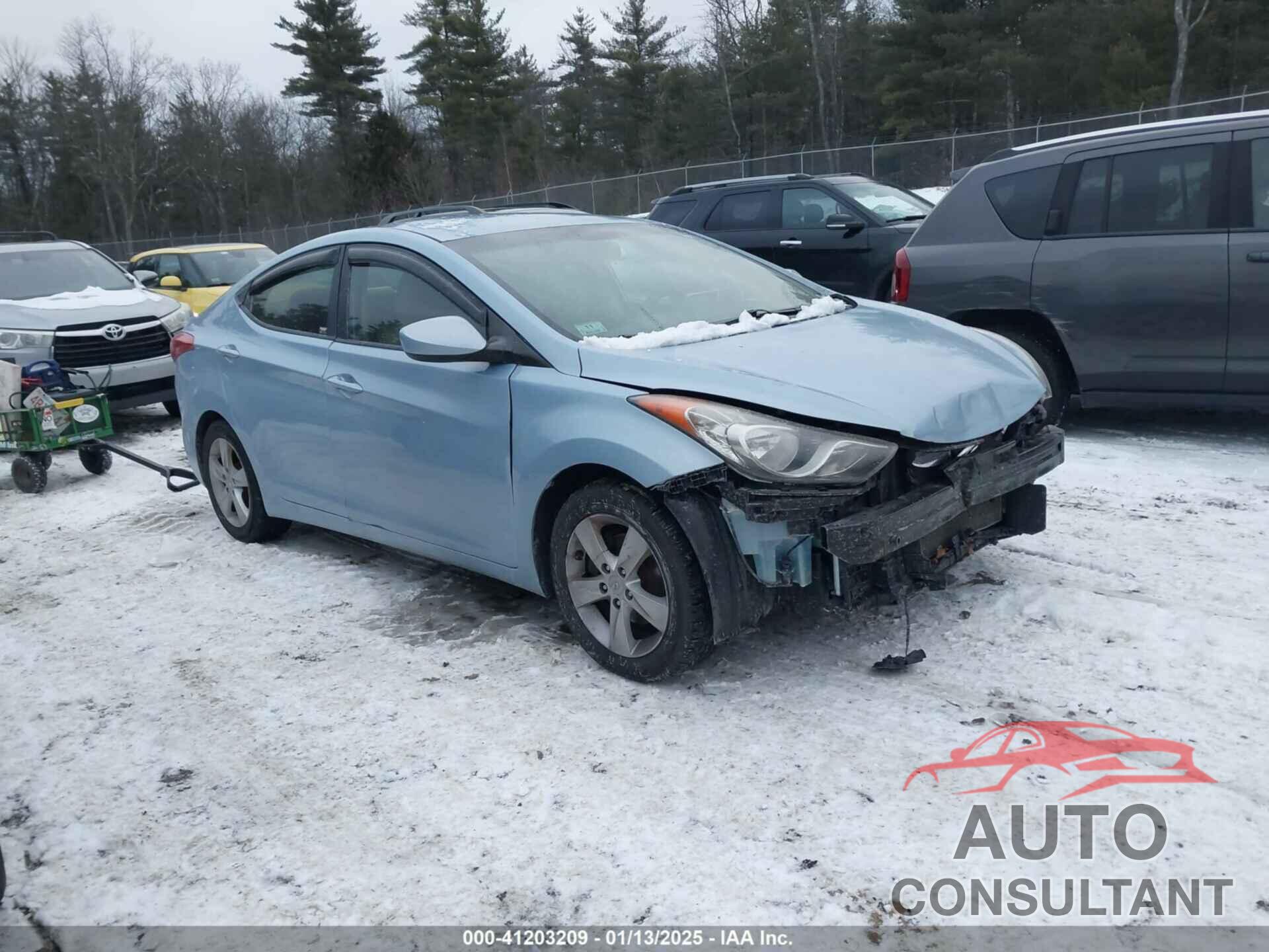 HYUNDAI ELANTRA 2011 - KMHDH4AE4BU114232