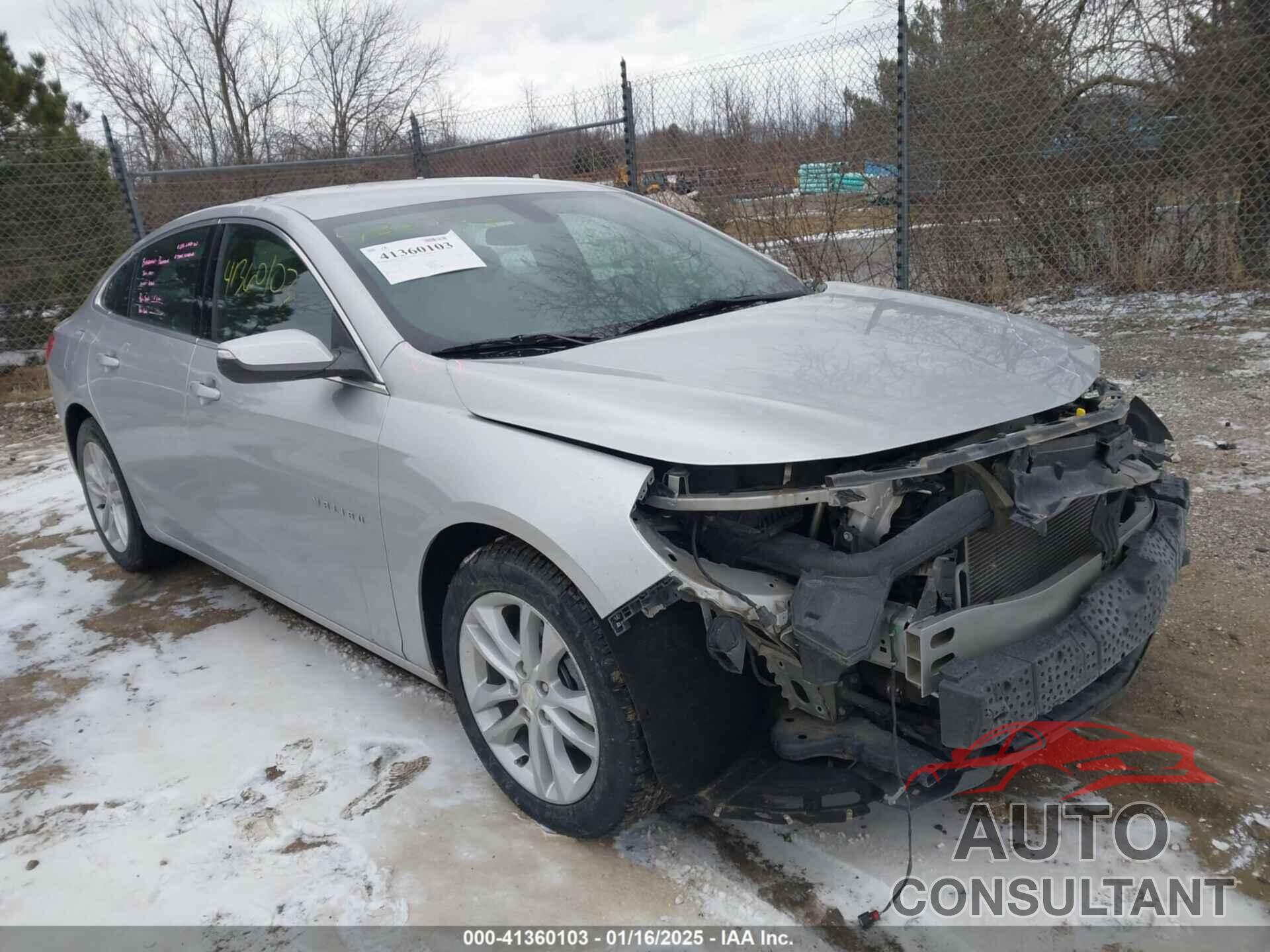 CHEVROLET MALIBU 2016 - 1G1ZE5ST3GF212100